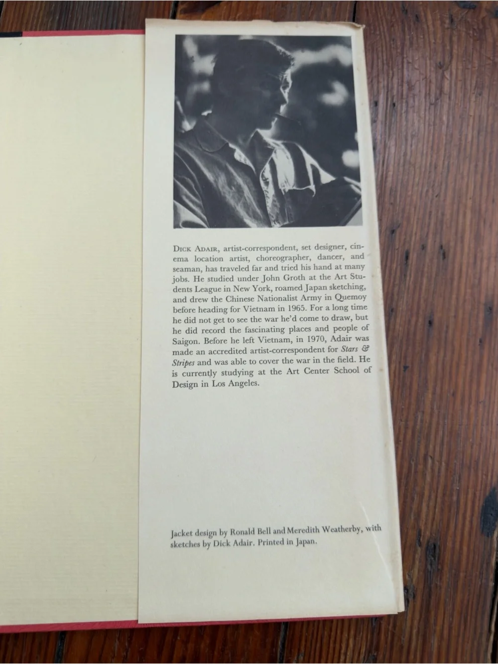1971 Dick Adair’s Saigon Sketches and Words from the Artist’s Journal